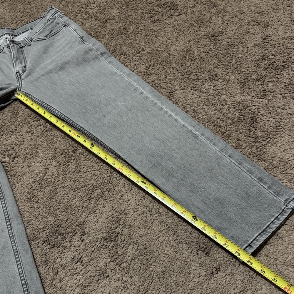 Wmns Levi’s 514 Gray Jeans-Sz tag 29x30-58% Cotton Blend-EUC - Picture 5 of 14